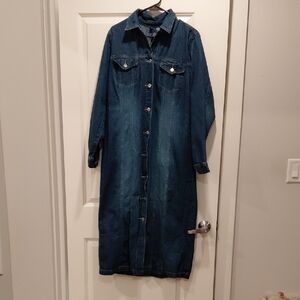 Lane Bryant Blue Denim Dress